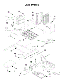Unit Parts parts for Whirlpool Side-By-Side Refrigerator WRS311SDHW00 from AppliancePartsPros.com