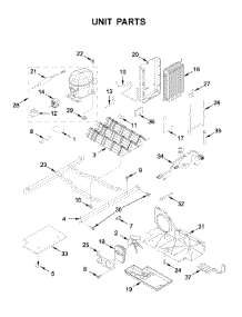 Unit Parts parts for Whirlpool Side-By-Side Refrigerator WRS311SDHW03 from AppliancePartsPros.com