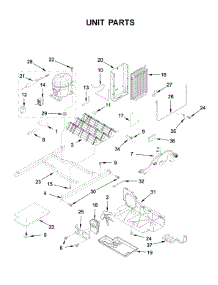Unit Parts parts for Whirlpool Side-By-Side Refrigerator WRS312SNHM02 from AppliancePartsPros.com
