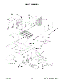 Unit Parts parts for Whirlpool Refrigerator WRS312SNHM06 from AppliancePartsPros.com