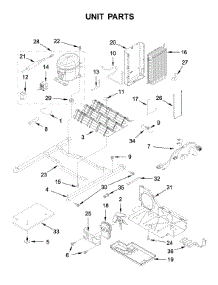 Unit Parts parts for Whirlpool Side-By-Side Refrigerator WRS315SDHM00 from AppliancePartsPros.com
