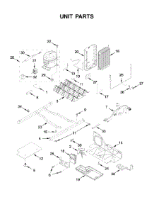 Unit Parts parts for Whirlpool Side-By-Side Refrigerator WRS315SDHM02 from AppliancePartsPros.com
