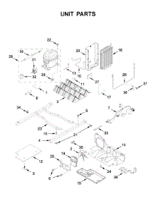 Unit Parts parts for Whirlpool Side-By-Side Refrigerator WRS315SDHM05 from AppliancePartsPros.com