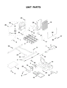 Unit Parts parts for Whirlpool Side-By-Side Refrigerator WRS315SDHZ01 from AppliancePartsPros.com