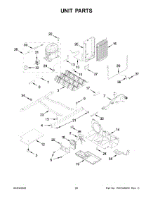 Unit Parts parts for Whirlpool Side-By-Side Refrigerator WRS315SDHZ08 from AppliancePartsPros.com