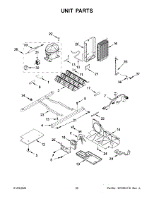 Unit Parts parts for Whirlpool Side-By-Side Refrigerator WRS315SDHZ0A from AppliancePartsPros.com