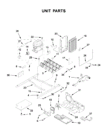 Unit Parts parts for Whirlpool Side-By-Side Refrigerator WRS315SNHB03 from AppliancePartsPros.com