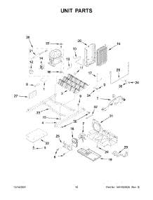 Unit Parts parts for Whirlpool Side-By-Side Refrigerator WRS315SNHB06 from AppliancePartsPros.com