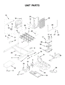 Unit Parts parts for Whirlpool Side-By-Side Refrigerator WRS331SDHM02 from AppliancePartsPros.com