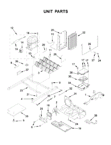 Unit Parts parts for Whirlpool Side-By-Side Refrigerator WRS331SDHM03 from AppliancePartsPros.com