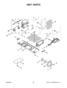Unit Parts parts for Whirlpool Side-By-Side Refrigerator WRS571CIHV02 from AppliancePartsPros.com