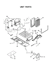 Unit Parts parts for Whirlpool Side-By-Side Refrigerator WRSA71CIHN01 from AppliancePartsPros.com