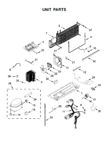 Unit Parts parts for Whirlpool Top-Mount Refrigerator WRT318FZDM05 from AppliancePartsPros.com