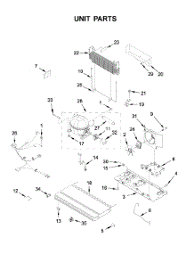 Unit Parts parts for Whirlpool Bottom-Mount Refrigerator WRX735SDHW02 from AppliancePartsPros.com
