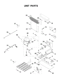 Unit Parts parts for Whirlpool Bottom-Mount Refrigerator WRX986SIHZ01 from AppliancePartsPros.com