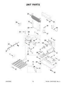 Unit Parts parts for Whirlpool Refrigerator WRX986SIHZ03 from AppliancePartsPros.com