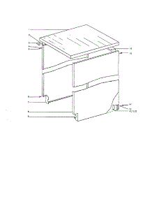 Top And Side Kits parts for Insinkerator Dishwasher WS3000-2 from AppliancePartsPros.com