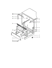 Frame And Misc. Items parts for Insinkerator Dishwasher WS850-2 from AppliancePartsPros.com