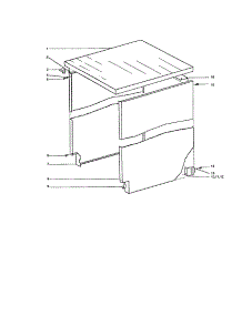 Top And Side Kits parts for Insinkerator Dishwasher WS850-2 from AppliancePartsPros.com