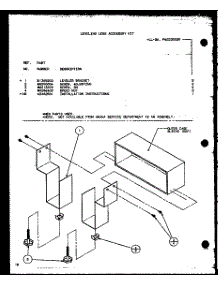 Leveling Legs Accessory Kit (Ll-2A / P6333002r) parts for Amana Central Air Conditioner WS900A/P6978501R from AppliancePartsPros.com