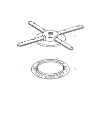 Lower Wash Arm And Strainer parts for Insinkerator Dishwasher WSSUP-3 from AppliancePartsPros.com