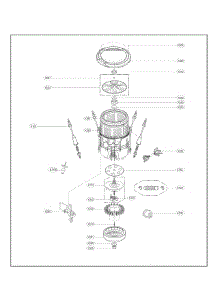Drum And Motor Parts parts for Lg Washer WT1501CW/00 from AppliancePartsPros.com