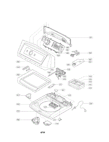 Top Cover Parts parts for Lg Washer WT5680HVA/00 from AppliancePartsPros.com