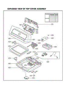 Top Cover Assy parts for Lg Washer WT7400CV/00 from AppliancePartsPros.com