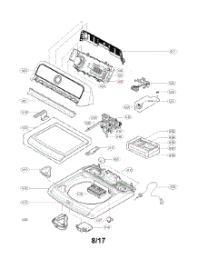 Top Cover Parts parts for Lg Washer WT7600HKA/00 from AppliancePartsPros.com