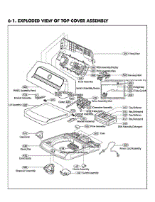 Top Cover Assy parts for Lg Washer WT7700HWA/01 from AppliancePartsPros.com