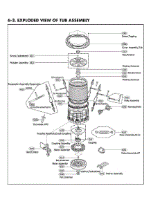 Tub Assy parts for Lg Washer WT7700HWA/01 from AppliancePartsPros.com