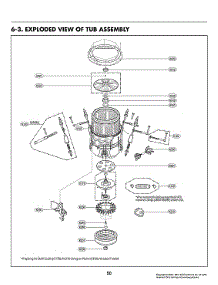 Tub Assy parts for Lg Washer WT7800CV/00 from AppliancePartsPros.com