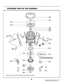 Tub Assembly parts for Lg Washer WT7900HBA/00 from AppliancePartsPros.com