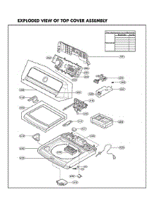Top Cover Assy parts for Lg Washer WT7900HBA/05 from AppliancePartsPros.com