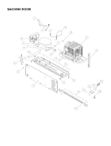 Machine Room Parts parts for Winia Top-Mount Refrigerator WTE18HBSLD00 from AppliancePartsPros.com