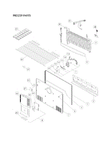 Freezer Parts parts for Winia Top-Mount Refrigerator WTE21GSWCE00 from AppliancePartsPros.com