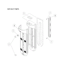 M / F Duct Parts parts for Winia Top-Mount Refrigerator WTE21GSWCE00 from AppliancePartsPros.com