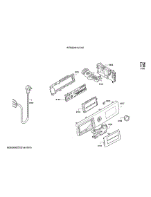 Power Module / Facia Panel parts for Bosch Dryer WTG86401UC/08 from AppliancePartsPros.com