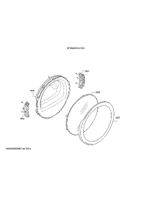 Window parts for Bosch Dryer WTG86401UC/08 from AppliancePartsPros.com