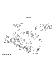 Motor / Fan / Condenser parts for Bosch Dryer WTG86401UC/08 from AppliancePartsPros.com