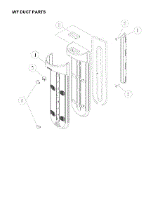 M / F Duct Parts parts for Winia Top-Mount Refrigerator WTL18HBBCD from AppliancePartsPros.com