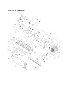 Machine Room Parts parts for Winia Top-Mount Refrigerator WTL21HBWCD from AppliancePartsPros.com