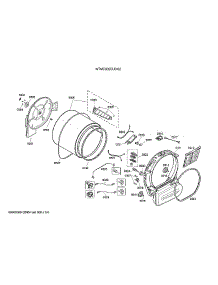 Drum Parts parts for Bosch Dryer WTMC332SUS/02 from AppliancePartsPros.com