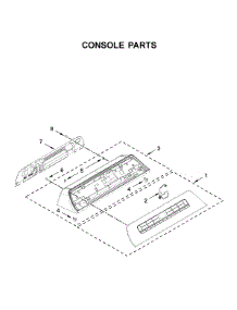 Console Parts parts for Whirlpool Washer WTW6120HC0 from AppliancePartsPros.com