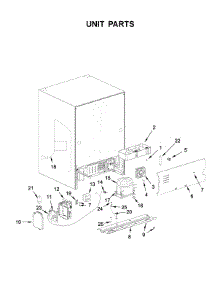 Unit Parts parts for Whirlpool Wine & Beverage Cooler WUB35X24HZ00 from AppliancePartsPros.com