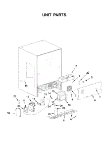 Unit Parts parts for Whirlpool Wine & Beverage Cooler WUB35X24HZ01 from AppliancePartsPros.com