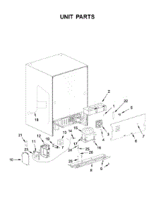 Unit Parts parts for Whirlpool Wine & Beverage Cooler WUB50X24HV00 from AppliancePartsPros.com