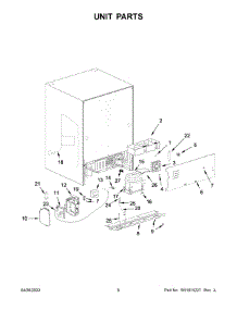 Unit Parts parts for Whirlpool Wine & Beverage Cooler WUB50X24HZ02 from AppliancePartsPros.com