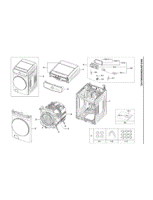 Main Assy parts for Samsung Washer WV60A9900AV/A5-00 from AppliancePartsPros.com