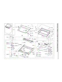 Top Cover Assy parts for Samsung Washer WV60A9900AV/A5-00 from AppliancePartsPros.com